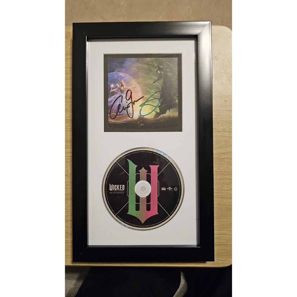 Wicked: For Good – The Soundtrack CD Signed by Arianna Grande & Cynthia Erivo #8